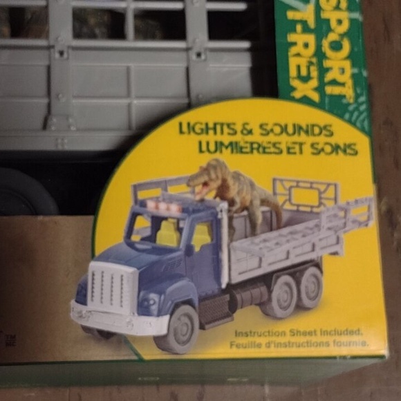 Terra by Battat T-Rex Transport Toy Dinosaur & Truck with Lights & Sounds NEW! - Picture 3 of 5
